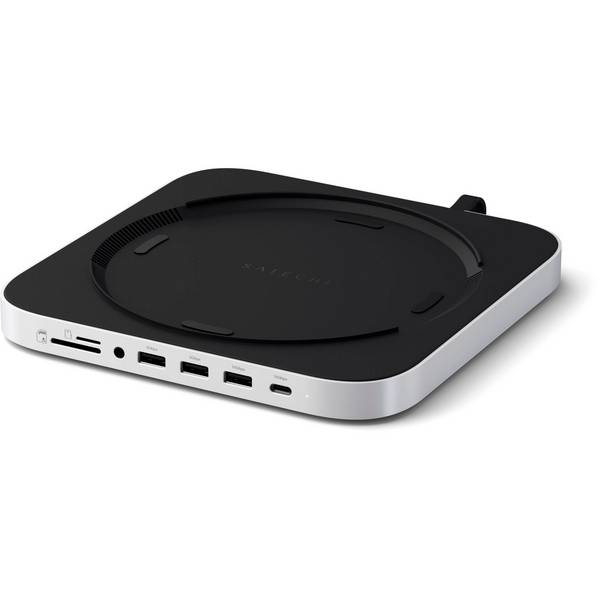 Hub USB-C Multiports avec Emplacement SSD NVMe et Fonction Support pour Mac Mini