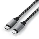 Satechi Câble USB USB 2.0 USB-C® mâle, Connecteur Lightning 0.25 m anthracite ST-TCL10M