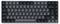 Clavier compact noir avec rétroéclairage, sans pavé numérique. Les touches sont disposées selon la disposition QWERTZ.