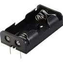 TRU COMPONENTS TC-13220528 Support de pile 2x LR6 (AA) raccordement par pôles de contact (L x l x H) 59 x 33 x 15 mm