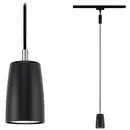 Paulmann Luminaire sur rail haute tension, Luminaire à suspendre URail GU10 noir (mat)