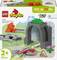 Ensemble de construction LEGO Duplo 'Set d'extension Tunnel et Rails' pour enfants à partir de 2 ans. Comprend des rails, un tunnel et des accessoires.