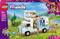 Ensemble Lego 'Friends : Aventure en Camping-Car', représente un camping-car et des personnages dans un décor forestier. Comprend 778 pièces, adapté aux enfants à partir de 7 ans.