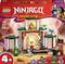 Ensemble LEGO Ninjago 'Temple de Spinjitzu Ninja' pour enfants à partir de 4 ans, comprenant des figurines et des accessoires pour construire un temple.