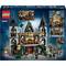 Ensemble Lego du Château de Poudlard : Comprend des figurines, des tours et des scènes intérieures. Avec des personnages de Harry Potter, Hermione, Draco et d'autres.