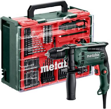 Metabo SBE 650 Set  1 vitesse-Perceuse à percussion 650 W