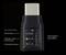 L'image montre un dongle audio USB-C avec trois modes : DSD, PCM haute résolution et qualité CD. Des voyants LED indiquent le mode actif.