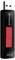 Clé USB à curseur couleur rouge, 256 Go de stockage, de la marque Transcend.