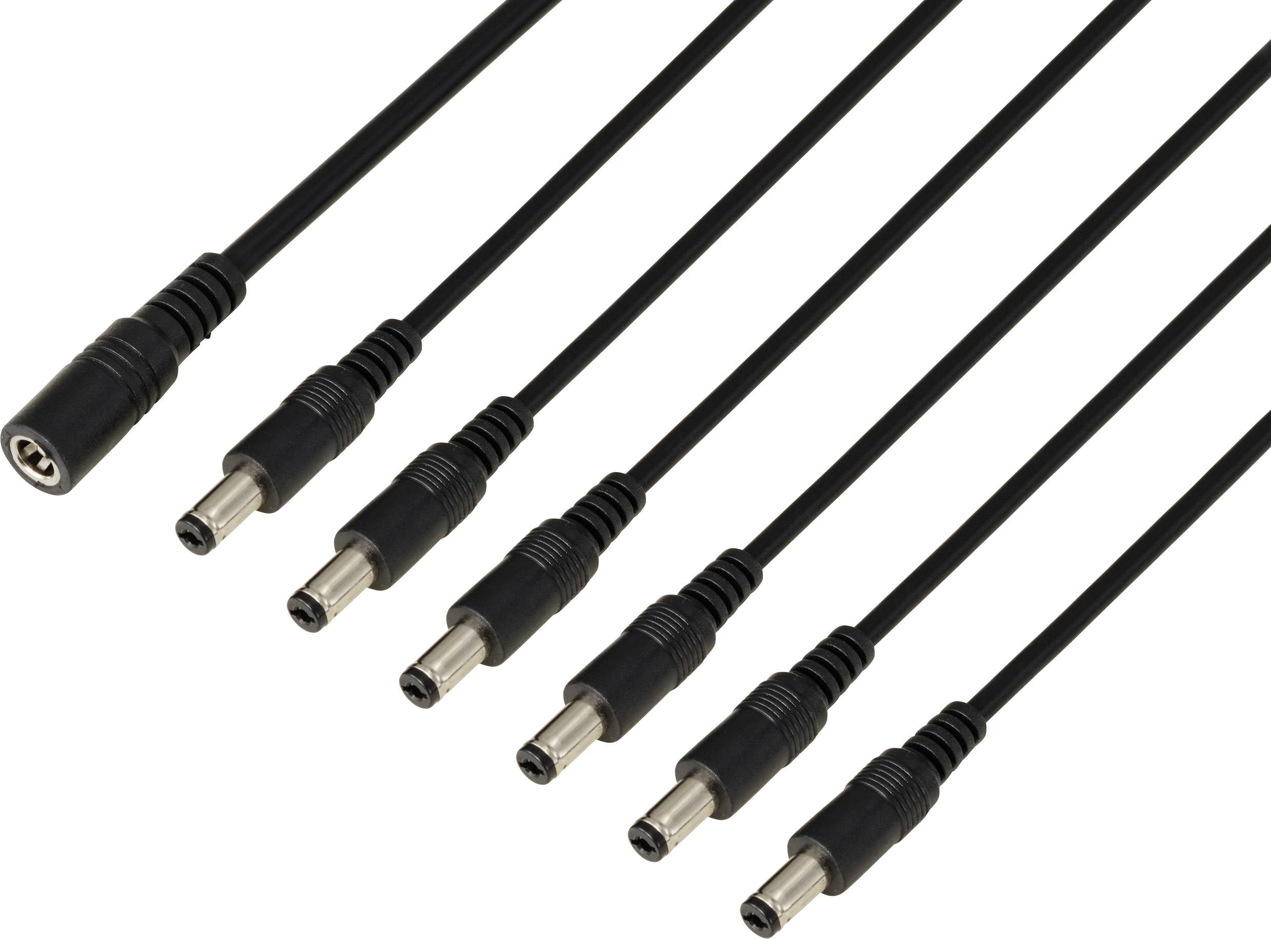TRU COMPONENTS TC-13232720 Connecteur DC prise femelle - fiche mâle 5.5 mm 2.1 mm 41.2 cm 1 pc(s)