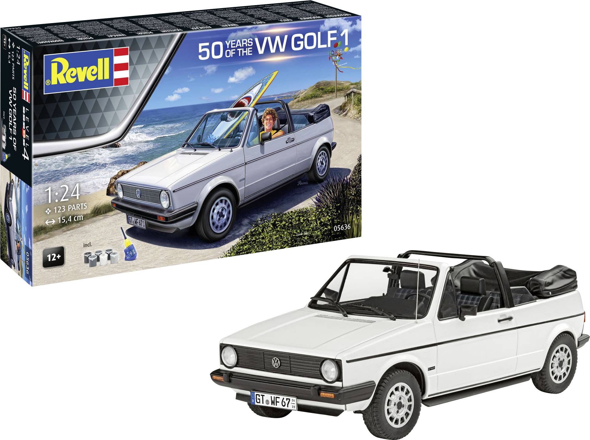 Revell 05636 50 Years of VW Golf 1 Maquette de voiture 1:24