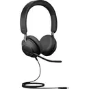 Jabra Evolve2 40 SE Micro-casque supra-auriculaire filaire Stereo noir micro-casque, volume réglable, mise en sourdine d