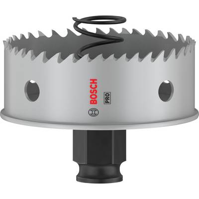 Scie cloche de Bosch aux dents acérées et au design robuste, adaptée aux perçages de précision dans le métal et le bois.