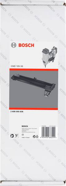 L'emballage présente un rail de guidage Bosch 'GKS 18V-36'. En haut se trouve le logo Bosch, en dessous une image du rail et le numéro de pièce 2 608 000 836.