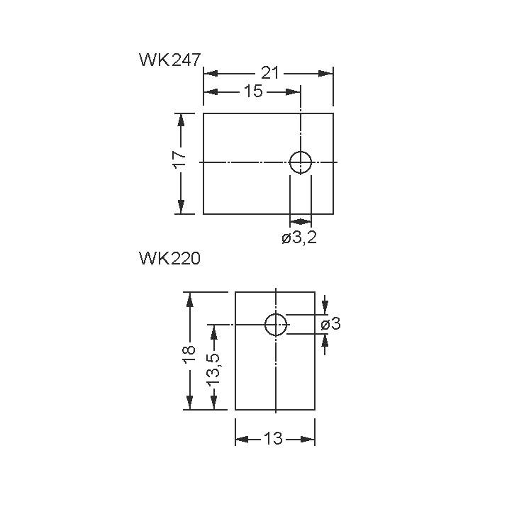 Fischer Elektronik WK220 WK220 Film thermoconducteur autocollant 200 µm 0.9 W/mK (L x l) 21 mm x 17 mm-0