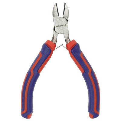 Un coupe-câbles avec une poignée rouge et bleue, adapté pour couper des fils ou des câbles.