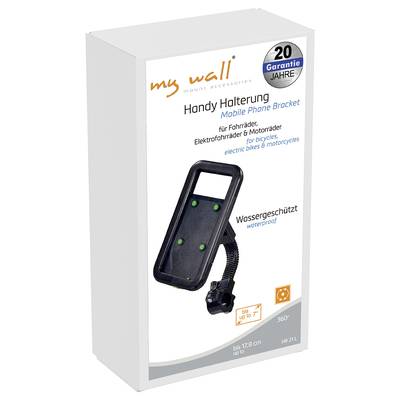 'Emballage d'un support de téléphone étanche pour vélos, vélos électriques et motos. Compatible jusqu'à 17,8 cm. 20 ans de garantie.'
