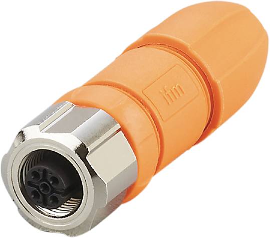 ifm Electronic EVC814 Connecteur non confectionné pour capteurs/actionneurs femelle, droit Nombre de pôles: 5 1 pc(s)