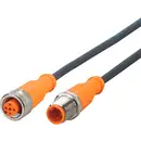 ifm Electronic EVC040 Jonction M12 mâle, droit, femelle, droit 0.3 m Nombre de pôles: 3, 5 1 pc(s) Single