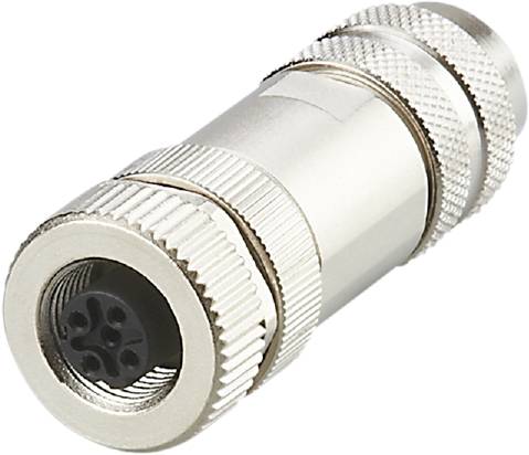 ifm Electronic E12354 Connecteur non confectionné pour capteurs/actionneurs M12 femelle, droit Nombre de pôles: 4 1 pc(s