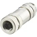 ifm Electronic E12354 Connecteur non confectionné pour capteurs/actionneurs M12 femelle, droit Nombre de pôles: 4 1 pc(s