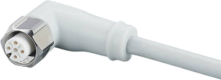 Une poignée blanche en plastique d'un outil ou d'un appareil à surface lisse.
