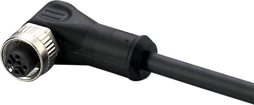 ifm Electronic E12339 Câble de raccordement M12 femelle, coudé 5 m Nombre de pôles: 4 1 pc(s) Piece
