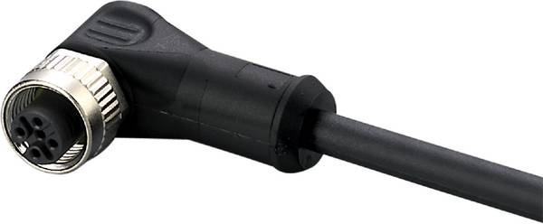 ifm Electronic E12339 Câble de raccordement M12 femelle, coudé 5 m Nombre de pôles: 4 1 pc(s) Piece
