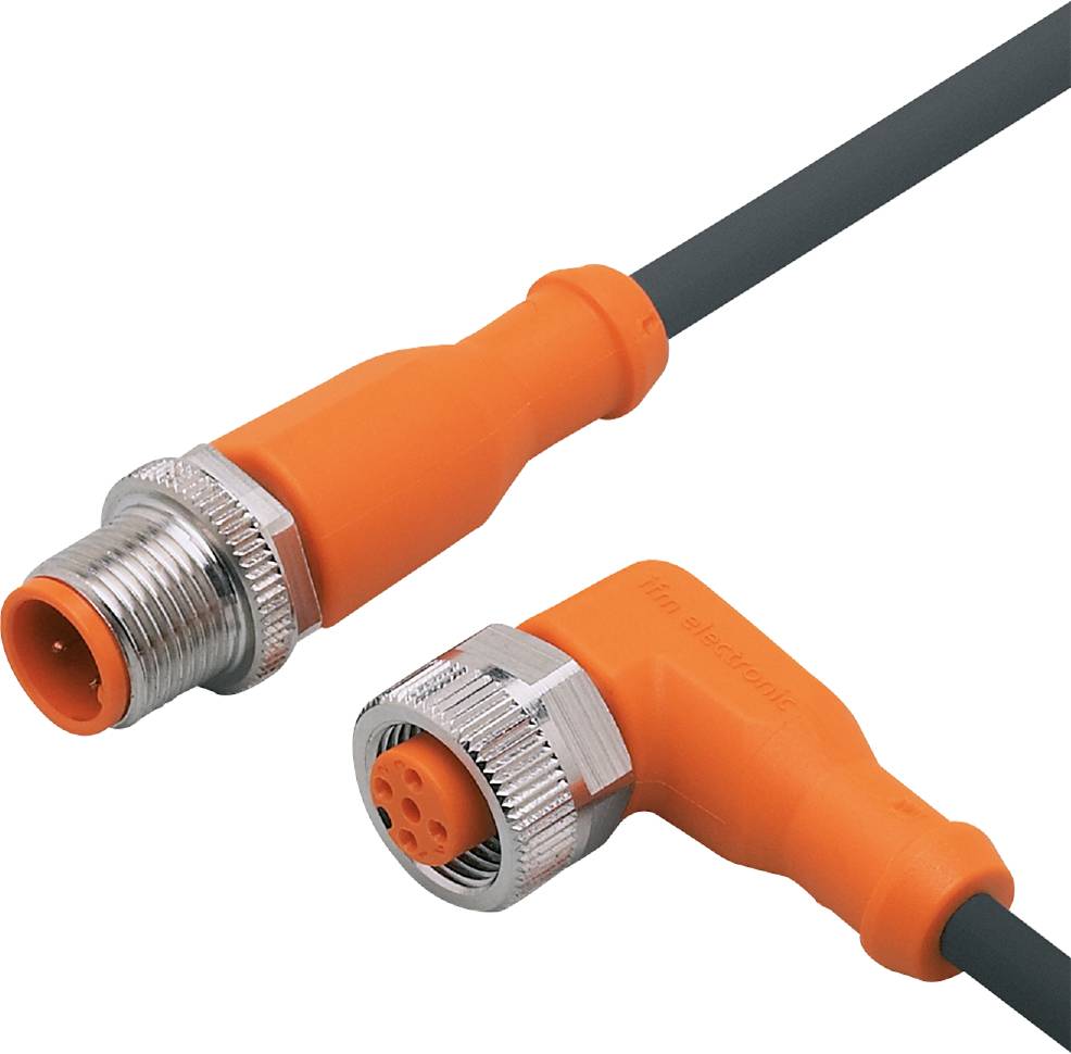 ifm Electronic EVC060 Jonction M12 mâle, droit, femelle, coudé 0.3 m Nombre de pôles: 5, 5 1 pc(s)