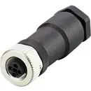 ifm Electronic E12499 Connecteur non confectionné pour capteurs/actionneurs M12 femelle, droit Nombre de pôles: 4 1 pc(s