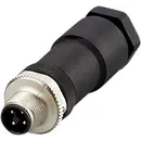 ifm Electronic E12500 Connecteur non confectionné pour capteurs/actionneurs M12 mâle, droit Nombre de pôles: 4 1 pc(s) P