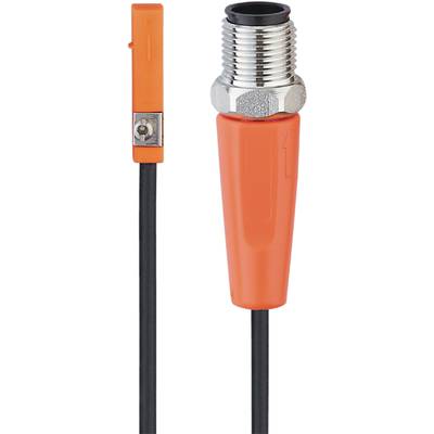 Un crayon, partiellement taillé, à côté d'un taille-crayon orange avec un câble.