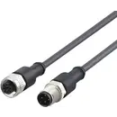 ifm Electronic E12332 Jonction M12 mâle, droit, femelle, droit 15 m Nombre de pôles: 4, 4 1 pc(s)