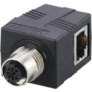 ifm Electronic E21140 Câble adaptateur M12 femelle, coudé Nombre de pôles: 4 1 pc(s) Piece