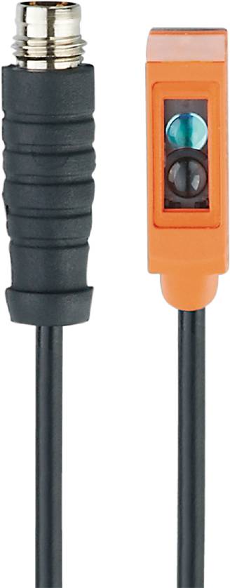 Fiche noire et orange avec câble s'étendant côte à côte.