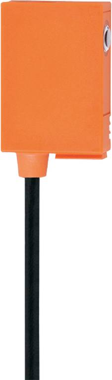 Un interrupteur à flotteur linéaire orange avec un câble noir, adapté pour la surveillance du niveau de liquide dans les réservoirs.