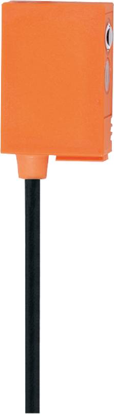 Un capuchon de protection orange monté sur une tige noire, pouvant probablement servir de connecteur ou de composant électrique.