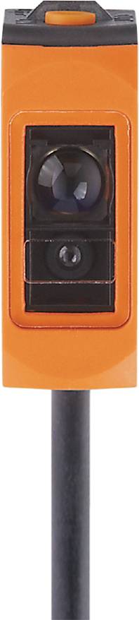 Un appareil orange avec un affichage ou un capteur rectangulaire au centre. Caractéristique principale d'un dispositif électronique.