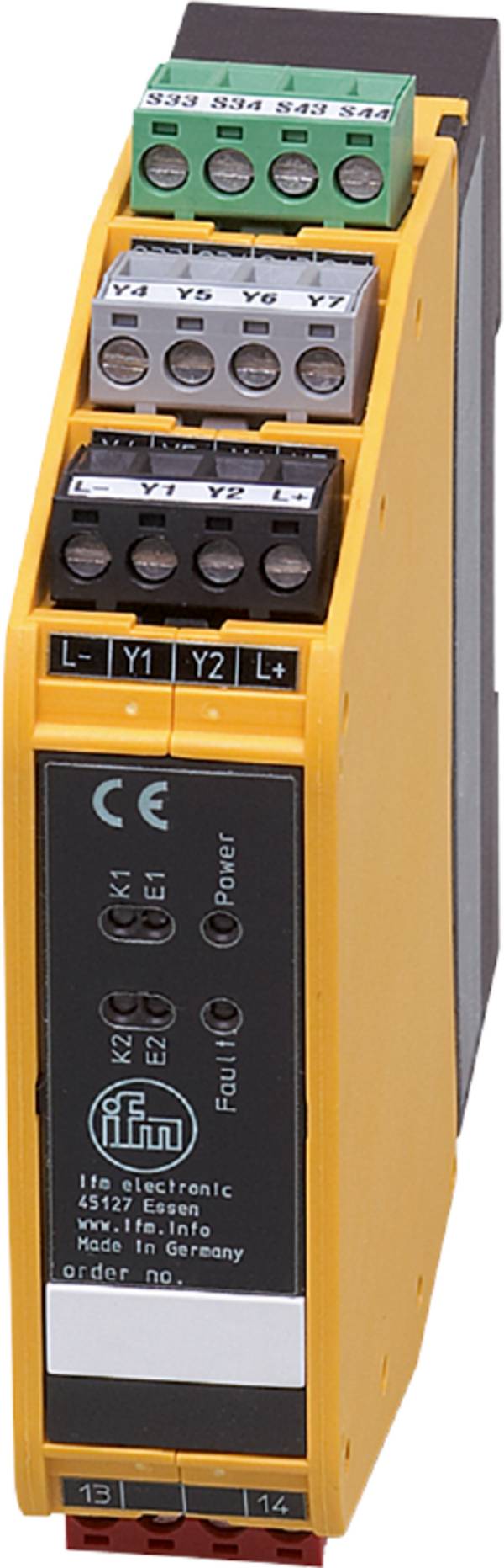 Bloc logique de sécurité G1501S ifm Electronic (l x H x P) 100 x 25 x 105 mm 1 pc(s)