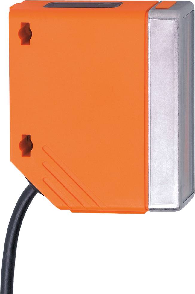 Un appareil électrique orange avec un câble sur le côté gauche, probablement un composant d'un système plus large.