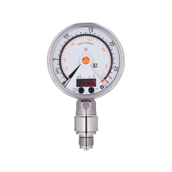ifm Electronic Capteur de pression 1 pc(s) PG2431 0 MPa à 25 MPa M12 1 NF (R), 1 NO (T), analogique Piece