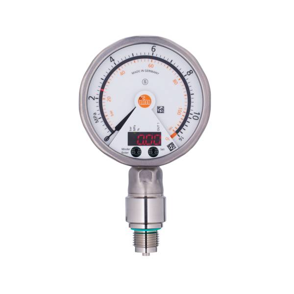 ifm Electronic Capteur de pression 1 pc(s) PG2432 0 MPa à 10 MPa M12 1 NF (R), 1 NO (T), analogique