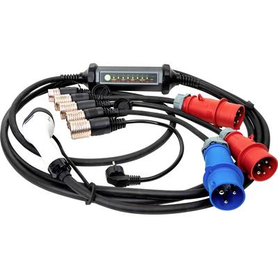 Plusieurs câbles de charge et adaptateurs avec différents types de fiches, destinés à l'alimentation électrique flexible ou à la recharge de divers appareils.