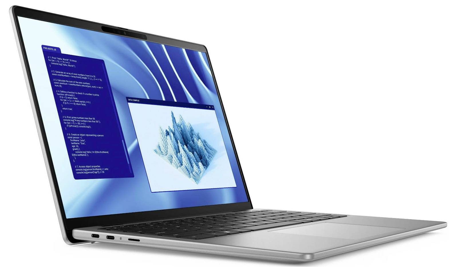 Dell Notebook Latitude 7455 ( X Plus, 16GB, 512GB) 35.6 cm (14 pouces) Qualcomm® Snapdragon X Plus X1P-64-100 16 GB RAM -1