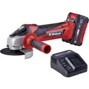 Meuleuse d'angle sans fil Einhell TC-AG 18/115 Li (1x4,0Ah) Power X-Change 4431133 115 mm + batterie, + chargeur 18 V 4.