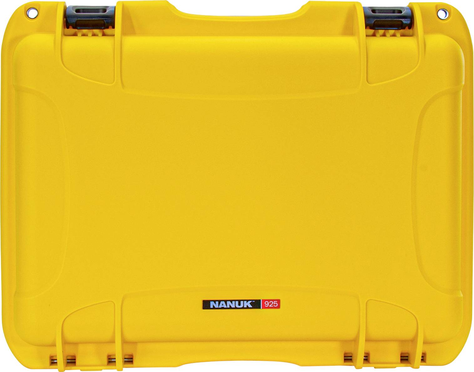 Valise de protection jaune de la marque Nanuk ; design robuste, numéro de modèle 925, adaptée au transport sécurisé d'objets fragiles.