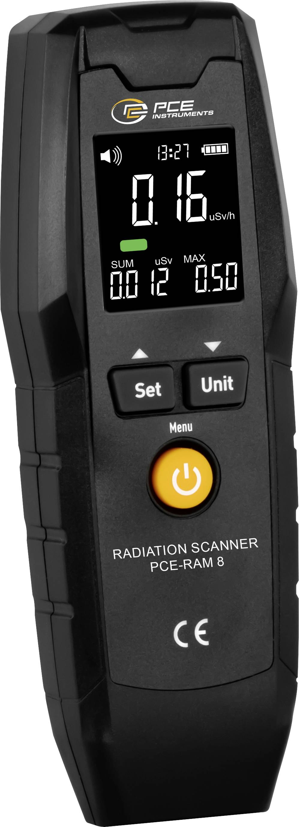 Compteur Geiger PCE Instruments Radiation: Gamma, Rayons X, Beta signal sonore d'avertissement, signal, avec fonction do
