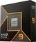 'Packaging: AMD Ryzen 9 9000 Series Processor. Dark box with orange accents, displaying processor window and AMD logo.'