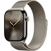 Apple Watch Series 10 GPS + Cellular 46 mm boîtier en titane bracelet milanais naturel M/L