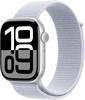 Apple Watch Series 10 GPS + Cellular 46 mm boîtier en aluminium Sport Loop nuage bleu