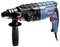 Marteau-perforateur Bosch GBH 2-24 DRE Professional, noir et bleu, avec poignée latérale, adapté aux travaux de perçage dans le béton et la maçonnerie.